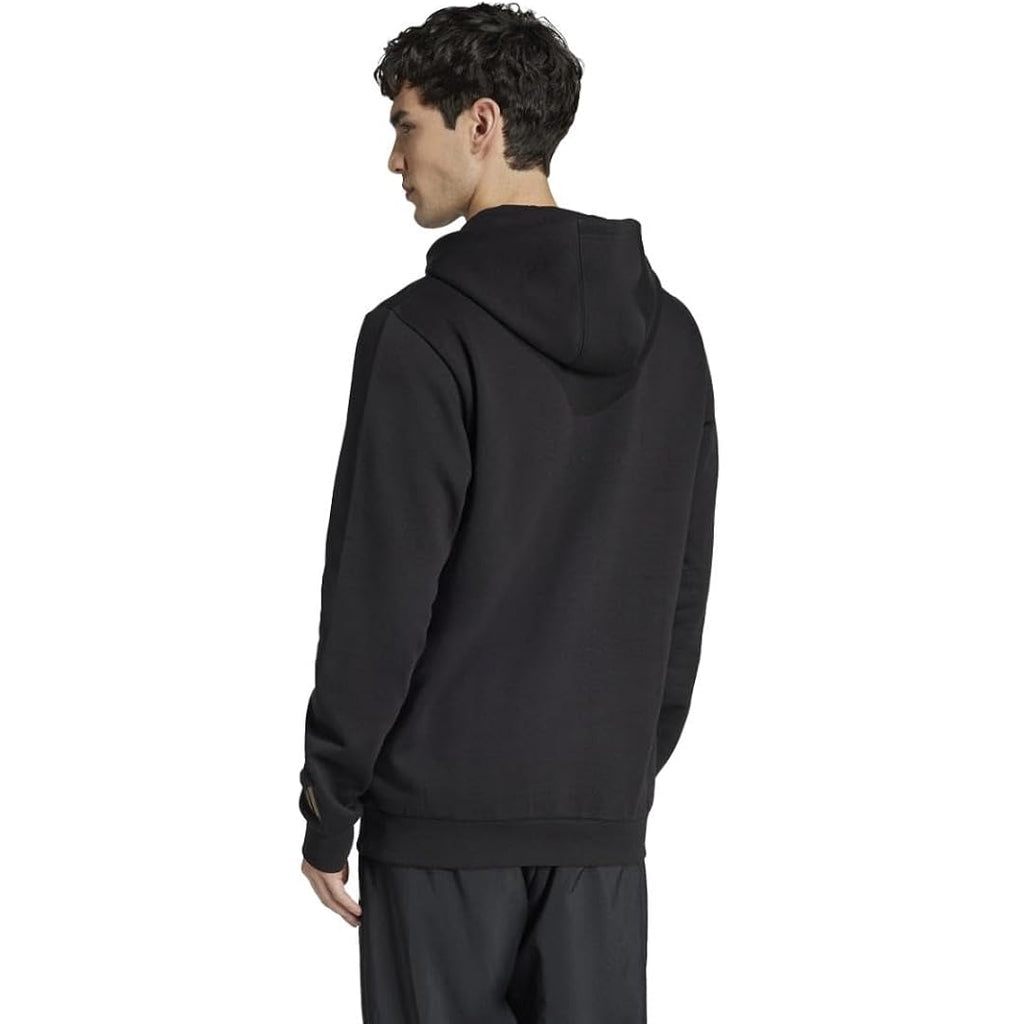 adidas Men's Size Codes Camouflage Linear Graphic Hoodie