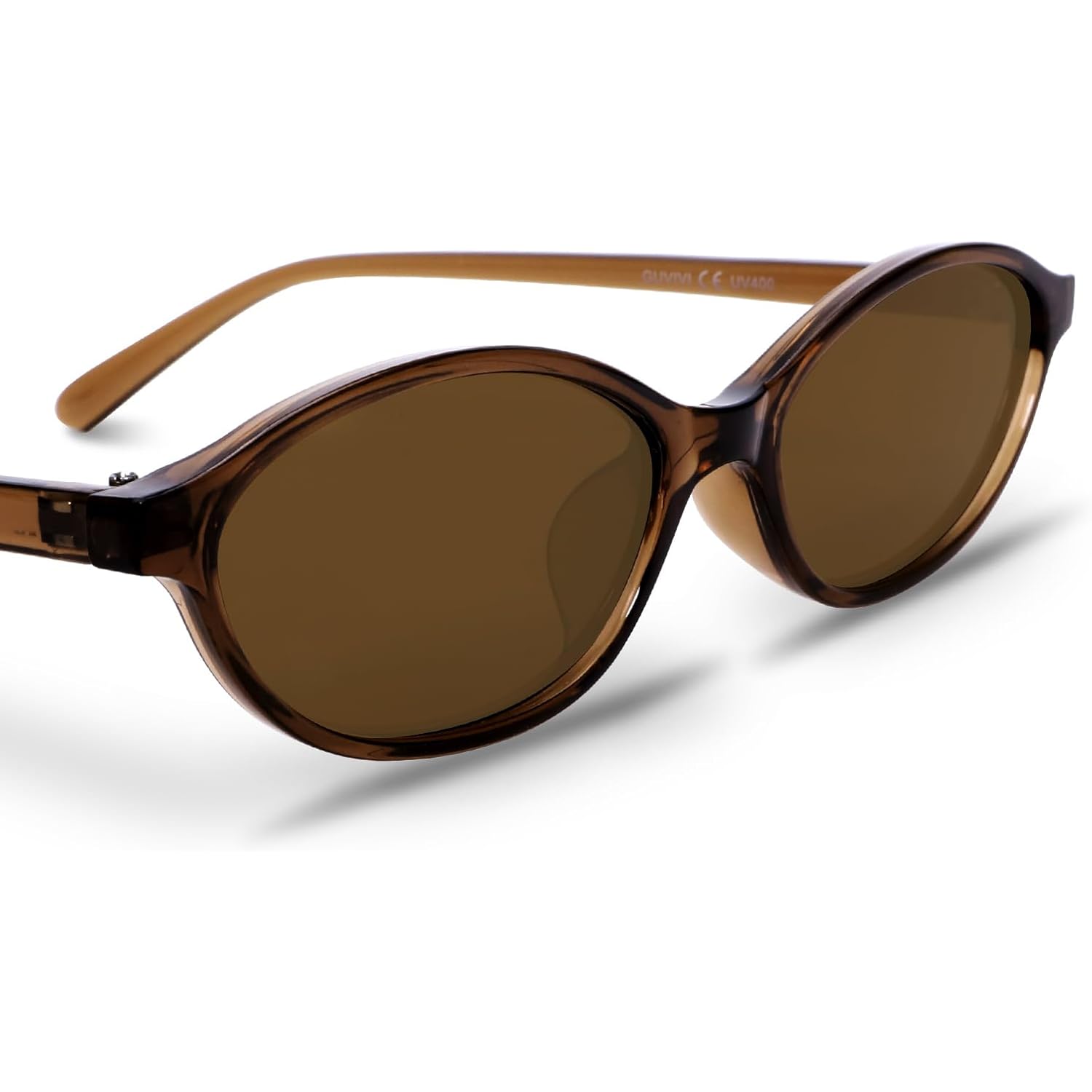 Retro Oval Sunglasses For Women Chic Cat Eye Sunnies Lightweight Narrow Shades Trendy Uv Protection Sun Glasses