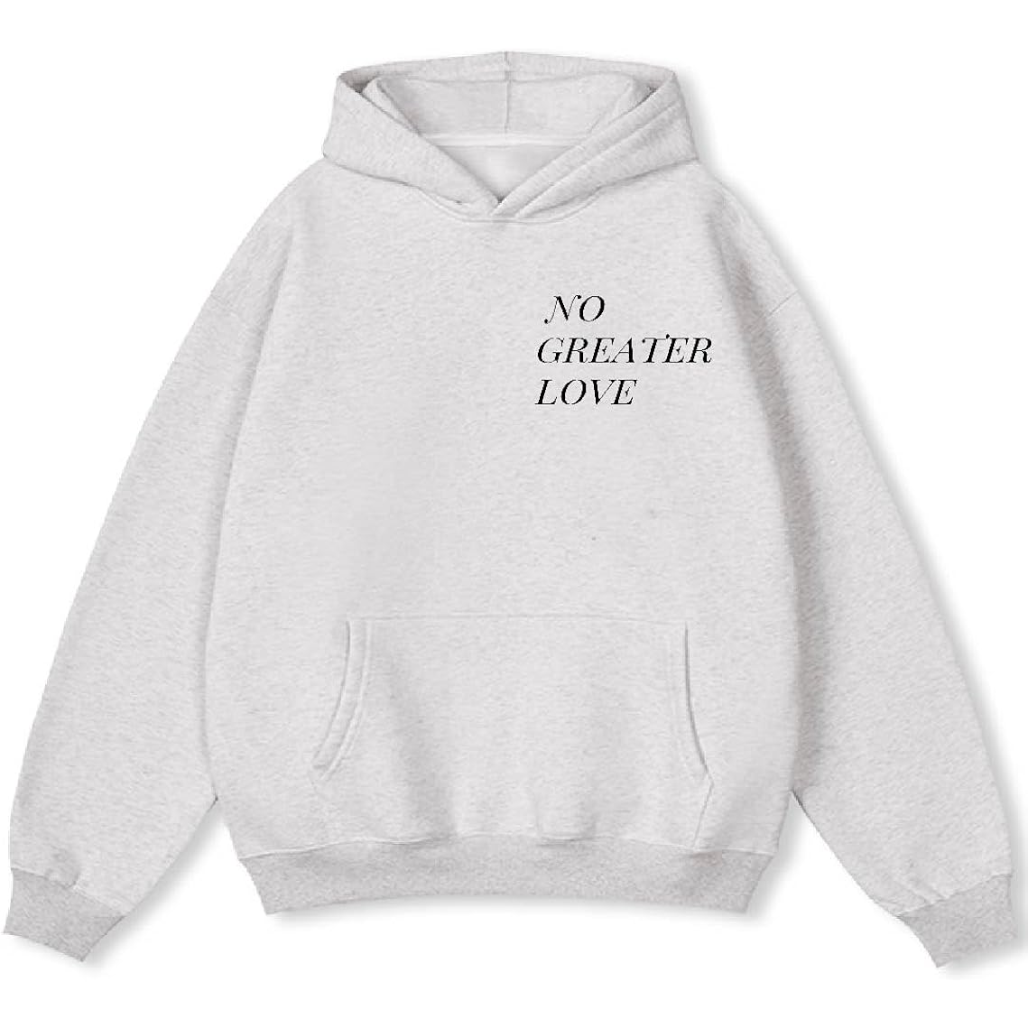 Oversized Fleece Hoodie for Women & Men – Soft Warm Christian Style