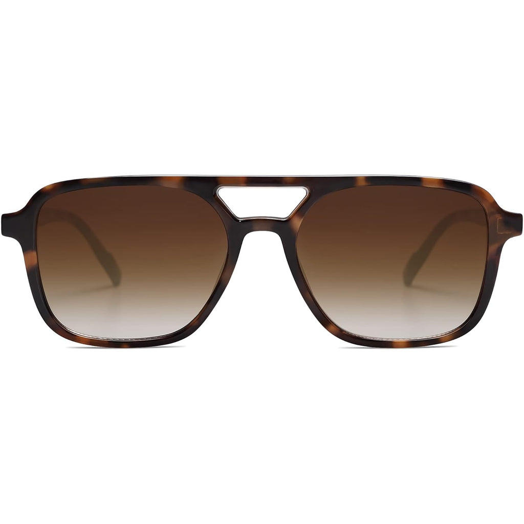 Sojos Retro Aviator Sunglasses For Women Men,Trendy Rectangle Womens Mens Shades Sun Glasses