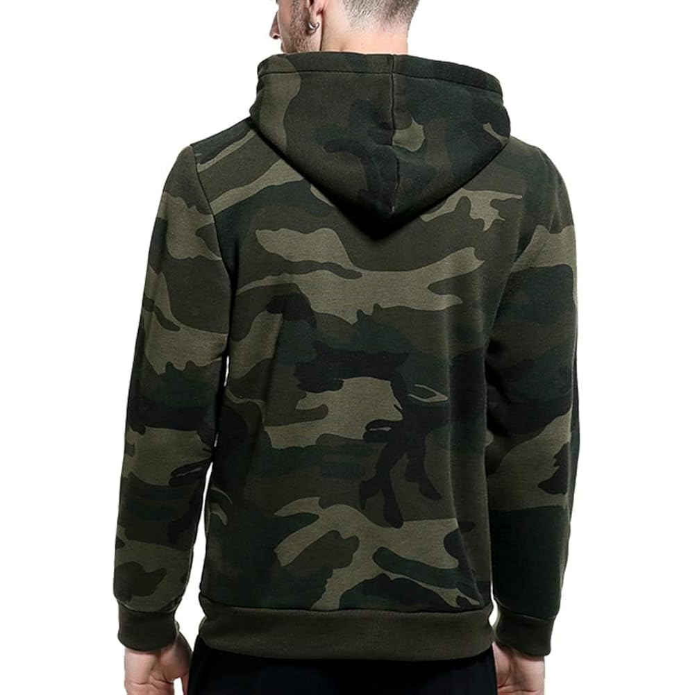 LBL Leading the Better Life Men's Solid Pullover Hoodies Sports Soft Blend Fleece Hooded Sweatshirts with Kangaroo Pocket