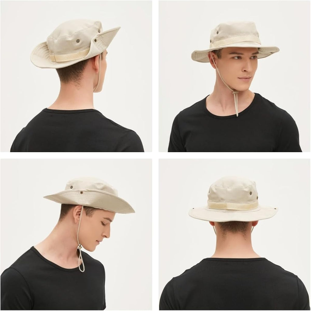 Sun Hats for Men Women Bucket Hat UPF 50+ UV Protection Boonie Hat for Safari Fishing Hiking Garden Beach