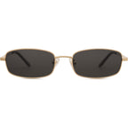 Sojos Trendy Small Rectangle Sunglasses Womens Mens, Retro Narrow Chic Thin Skinny Sunnies