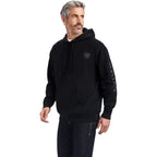 ARIAT Mens Patriot Camouflage Hoodie Athletic Outerwear Casual - Green