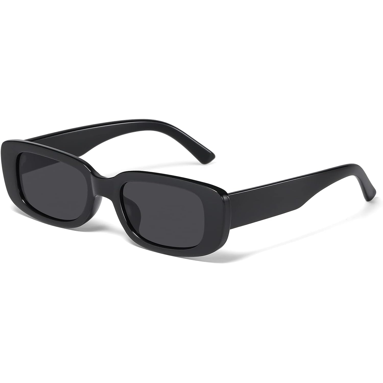 Jaspin Rectangle Sunglasses For Women Men Trendy Retro Sun Glasses Uv Protection Cool Square Frame