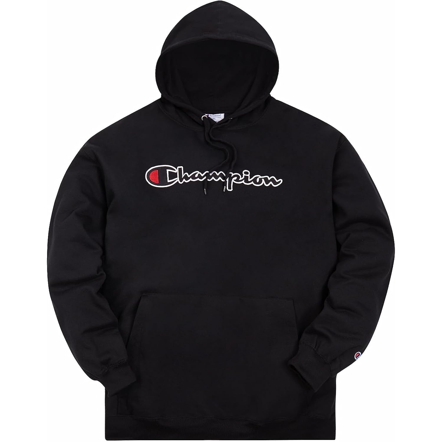 Champion Mens Hoodies Big and Tall - Embroidered Pullover Fleece Sweatshirt