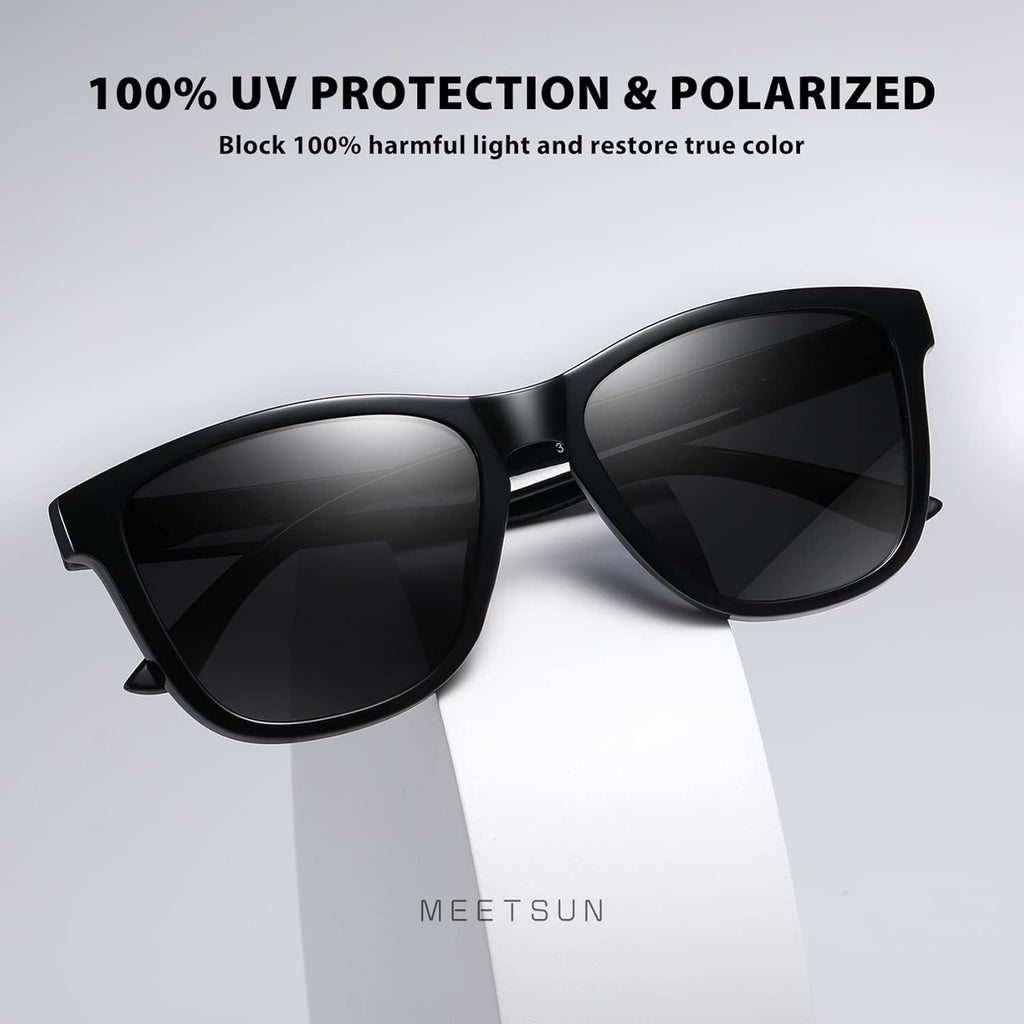 Meetsun Polarized Sunglasses For Women Men Trendy Classic Retro Designer Style Fashion Protection