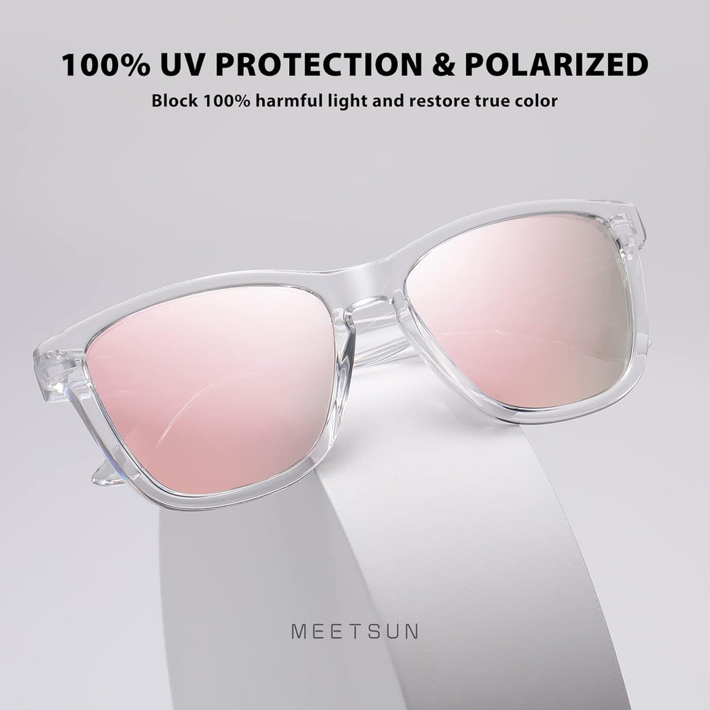 Meetsun Polarized Sunglasses For Women Men Trendy Classic Retro Designer Style Fashion Protection
