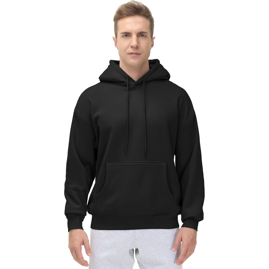 THE GYM PEOPLE Men's Fleece Pullover Hoodie Loose Fit Ultra Soft Hooded Sweatshirt With Pockets
