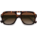 Sojos Retro Thick Polarized Aviator Sunglasses For Women Men, Large Trendy Bold Square Pilot Shades