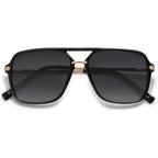 Sojos Sunglasses For Women & Men, Square, Retro, Polarized Lens, Trendy Aviator, Shades