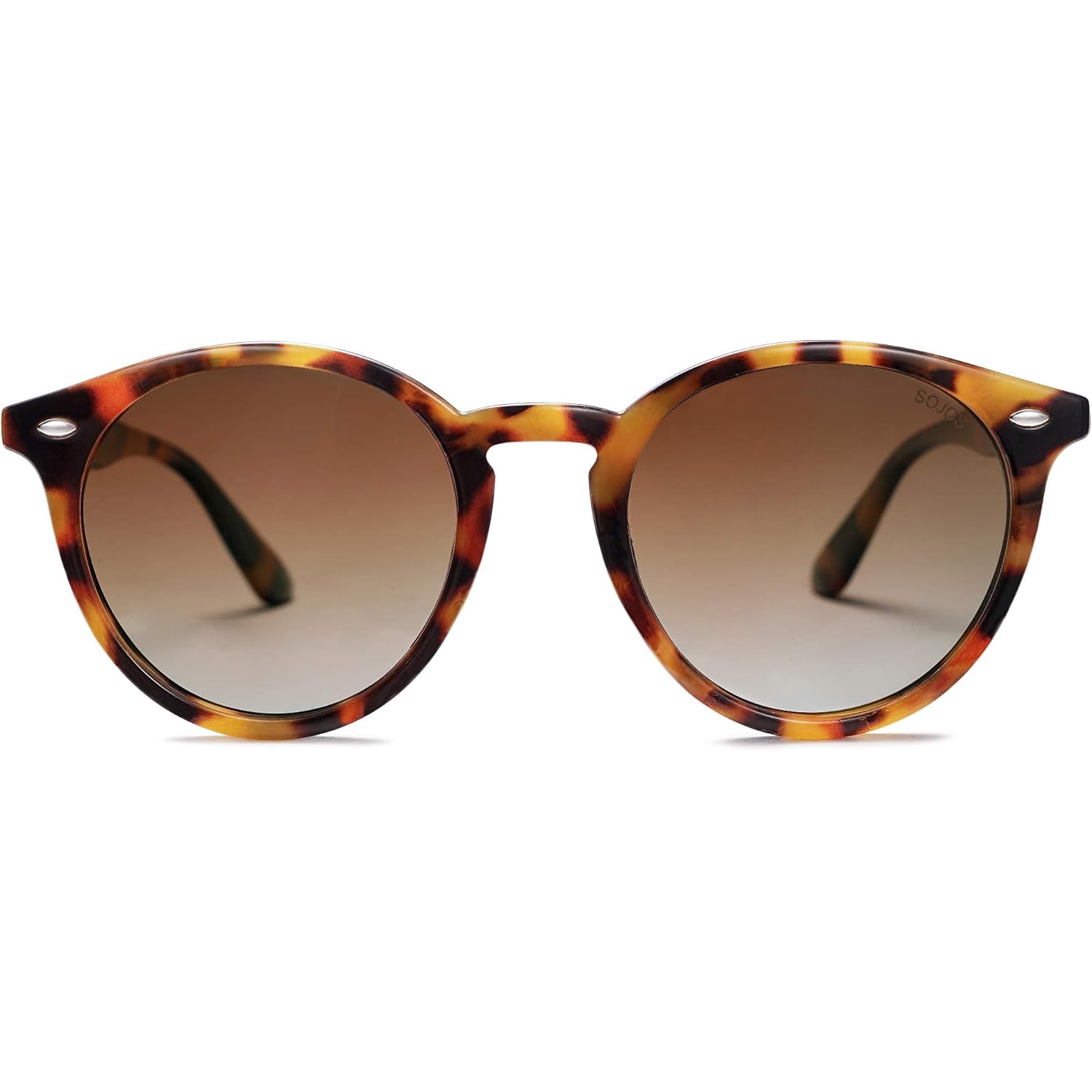 Sojos Retro Round Polarized Sunglasses For Women Men Classic Vintage Sunnies