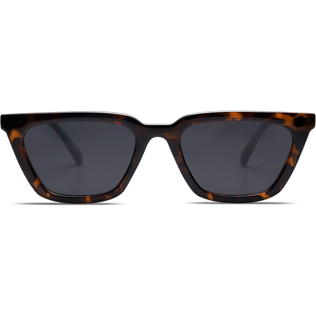Sojos Polarized Narrow Square Cateye Sunglasses For Women Retro Trendy Driving Glasses