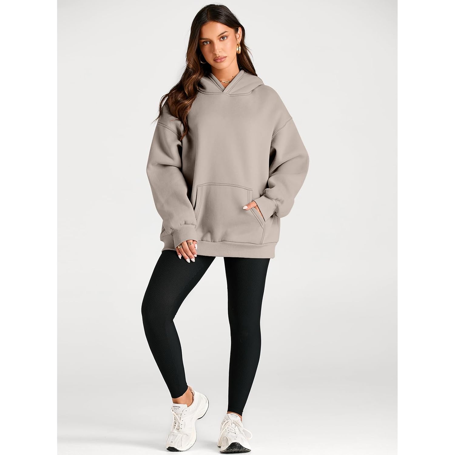 Women’s Oversized Fleece Hoodie – Cozy Fall & Winter Pullover