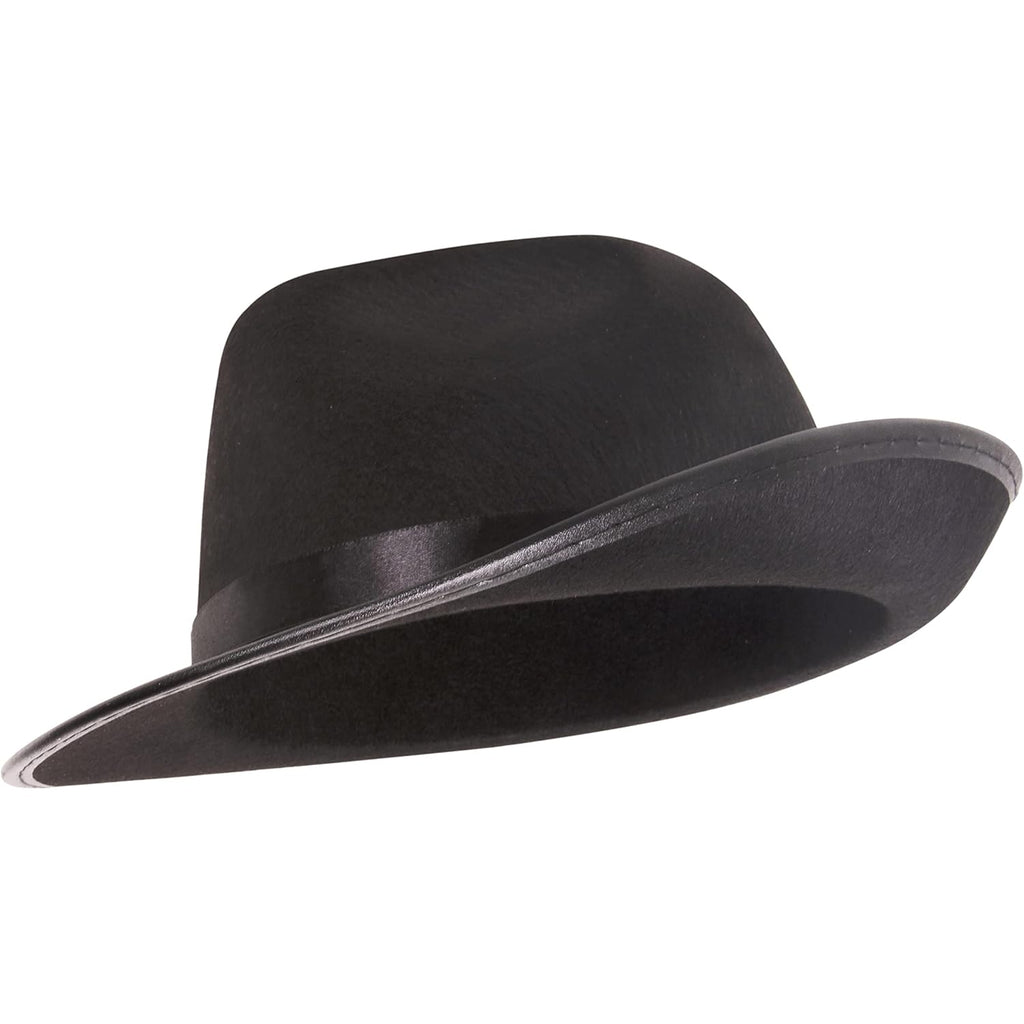 Kangaroo Fedora Brim Felt Church Hat Men Women I Summer Beach Sun Hat with Band I Men's 1920s Gatsby Gangster Costume