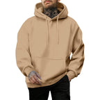 PLEPAN Hoodies for Men Casual Cotton Essentials Hoodie Pullover Long Sleeve Fleece Hooded Sweatshirts with Pockets