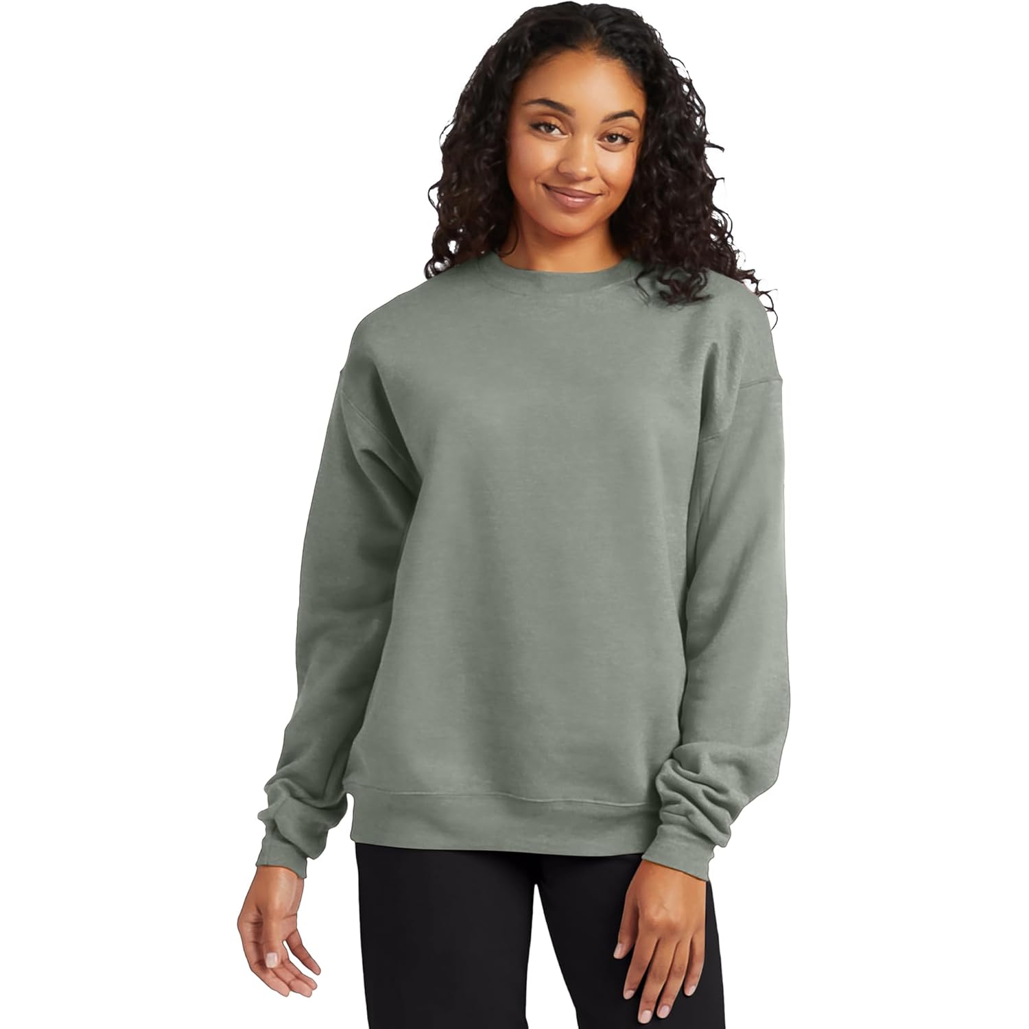 Hanes Men's EcoSmart Fleece, Pullover Crewneck Sweatshirt, 1 or 2 Pack