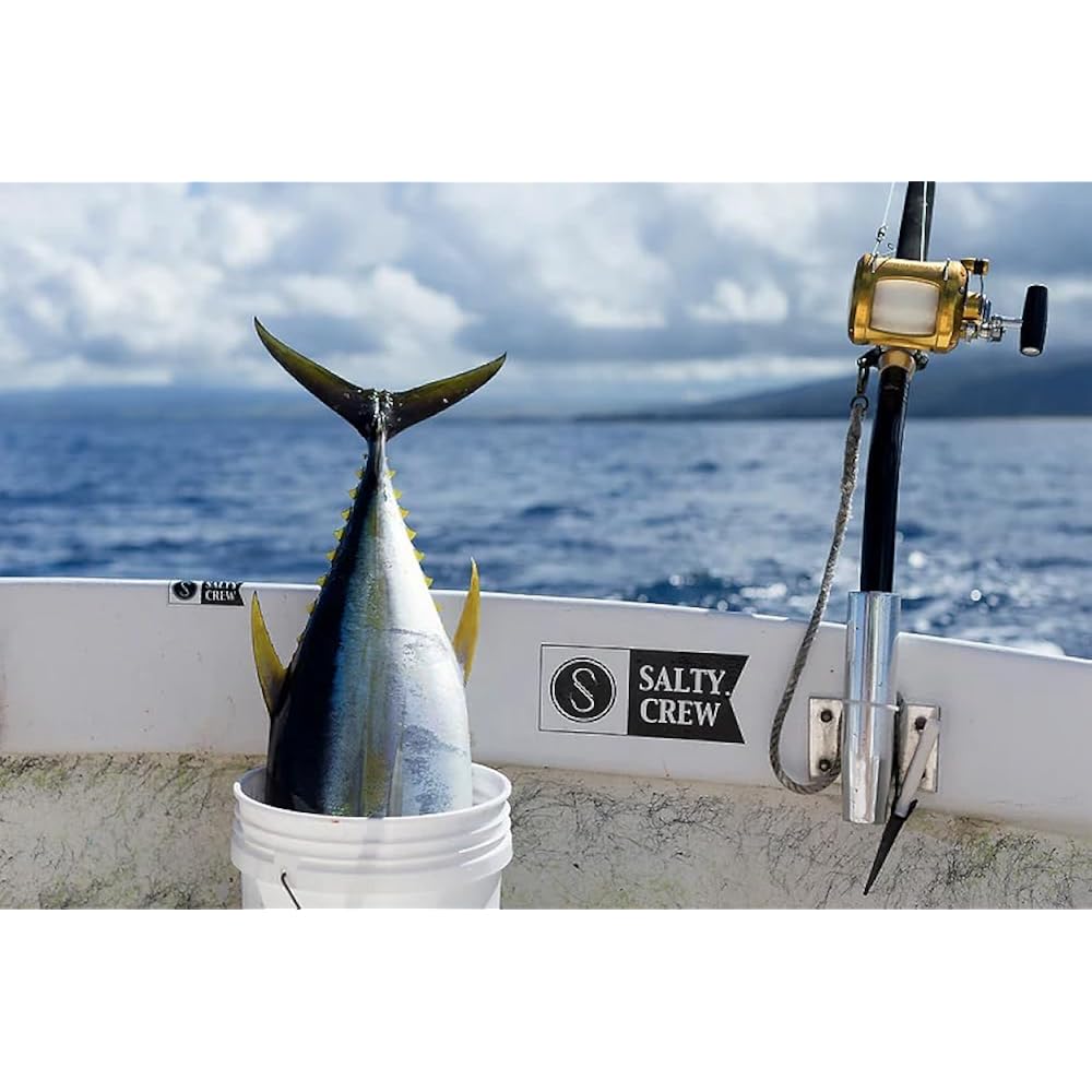 Salty Crew Men's Graphic Logo Retro Trucker Hat - Unisex Adjustable Baseball Hat for Adults - Premium Cotton