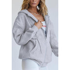 Women’s Y2K Zip-Up Hoodie – Casual Long Sleeve Track Jacket 2025