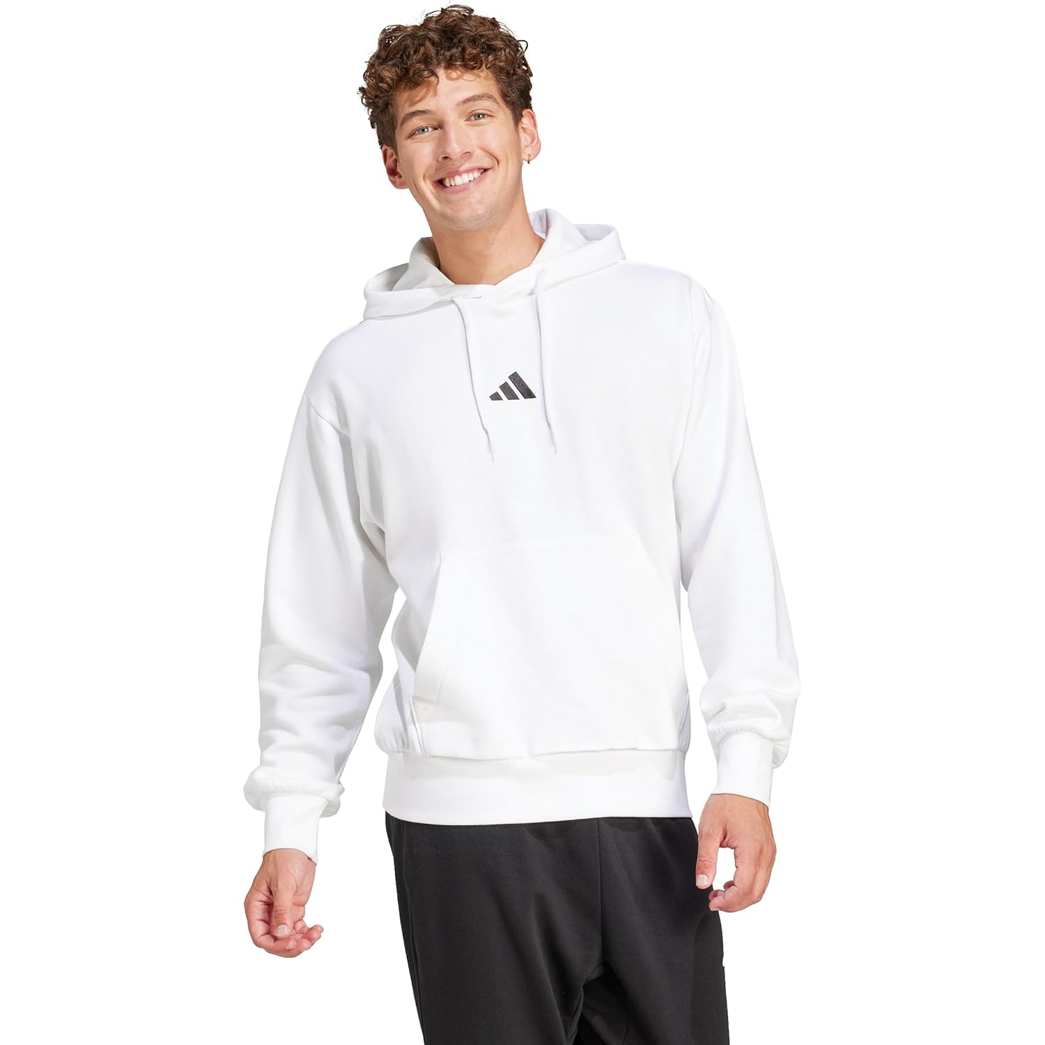 adidas Men's Essentials Feelcozy Fleece Hoodie