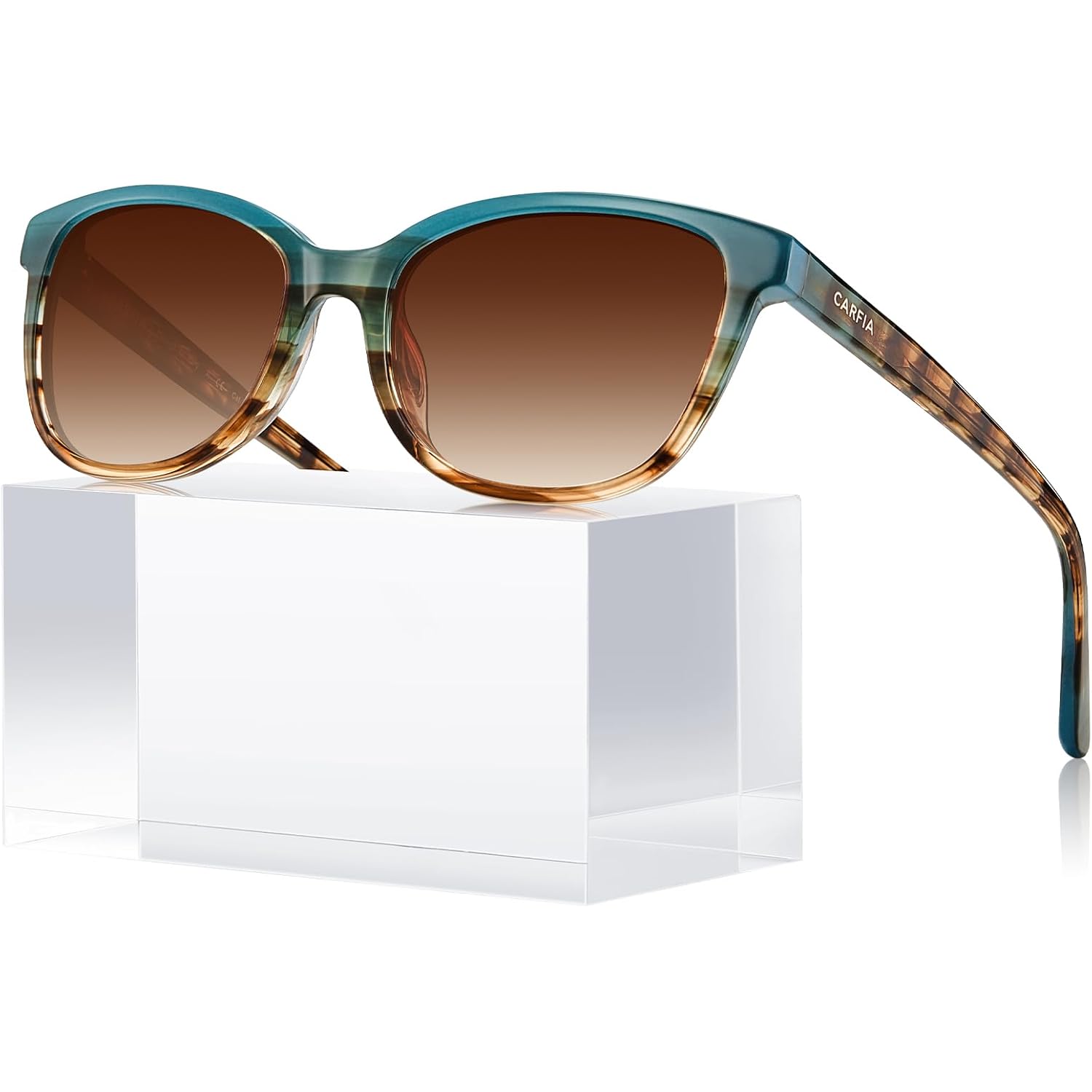 Carfia Designer Acetate Womens Polarized Sunglasses Fit Most Face Shapes Trendy Shades Uv Protection Hypoallergenic Handmade