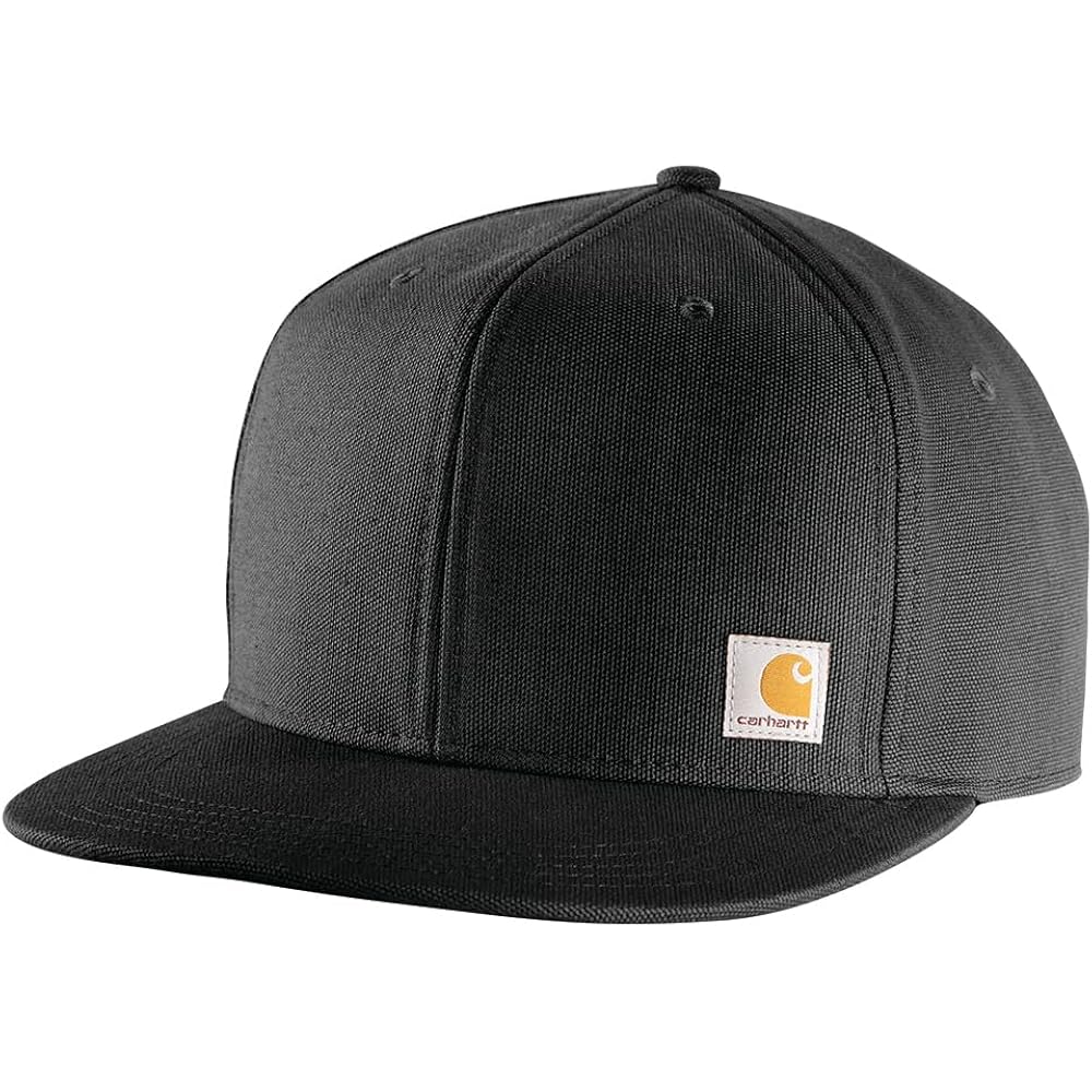 Carhartt Men's 106665 Firm Duck Flat Brim Cap