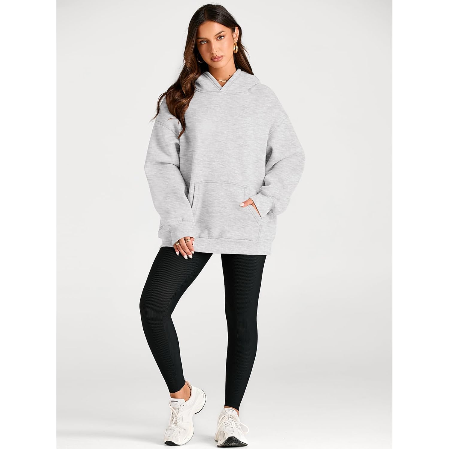 Women’s Oversized Fleece Hoodie – Cozy Fall & Winter Pullover