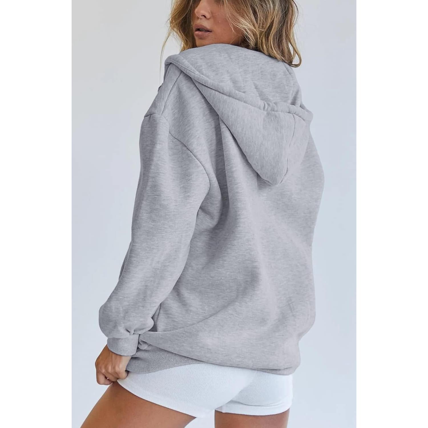 Women’s Y2K Zip-Up Hoodie – Casual Long Sleeve Track Jacket 2025