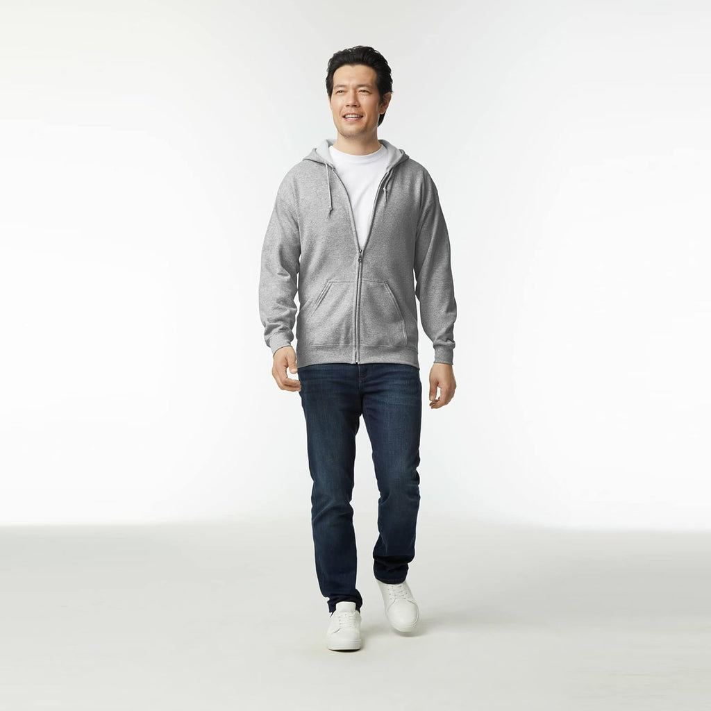 Gildan Men's Full Zip Hooded Sweatshirt