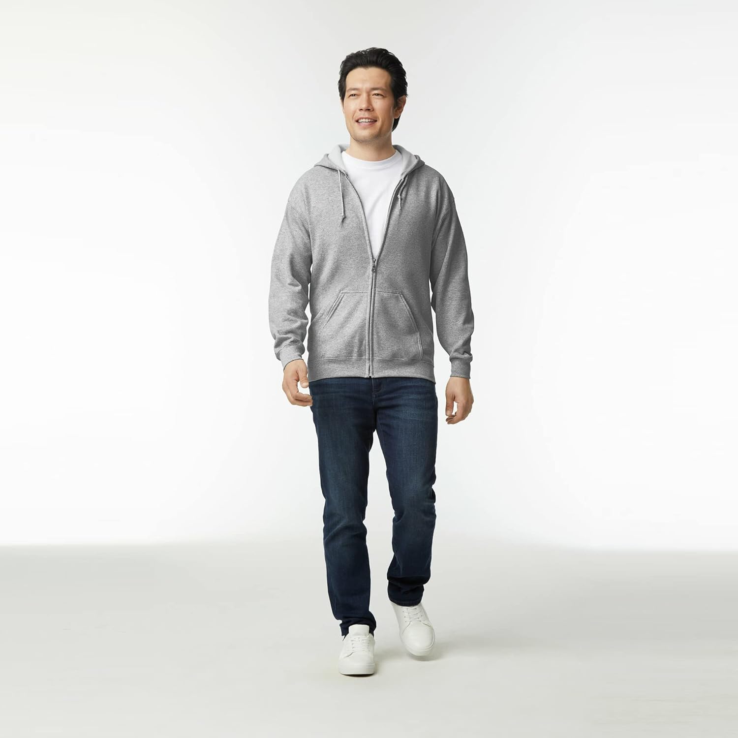 Gildan Men's Full Zip Hooded Sweatshirt