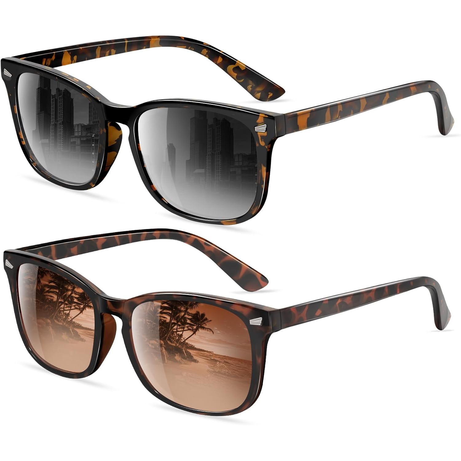 Feidusun Polarized Sunglasses For Women And Men Classic Trendy Sun Glasses With Uv Protection