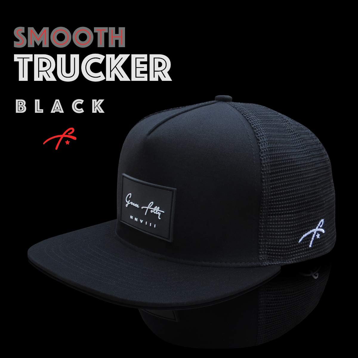 Grace Folly Trucker Hat for Men & Women. Snapback Mesh Caps