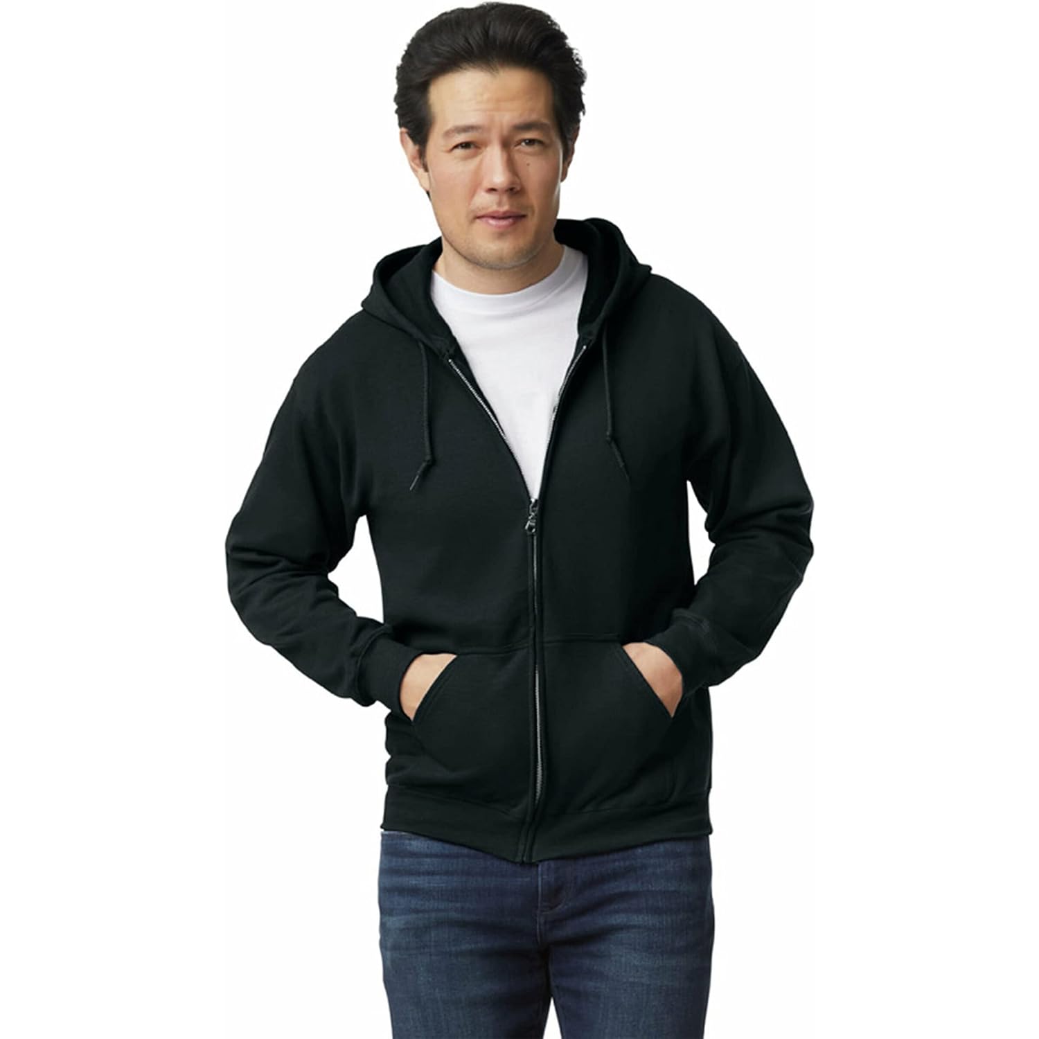 Gildan Men's Full Zip Hooded Sweatshirt