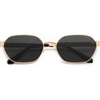 Sojos Trendy Polarized Hexagon Sunglasses For Women Men, Retro Rectangle Shades