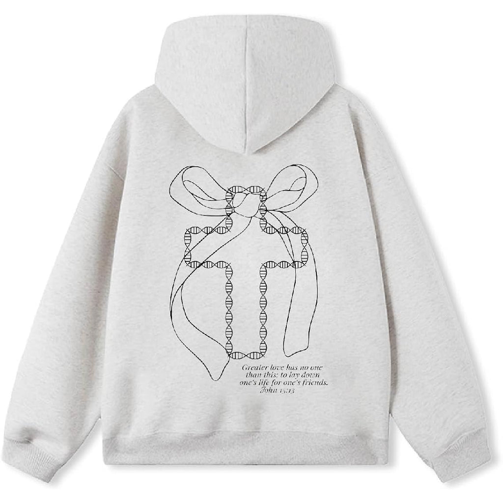Oversized Fleece Hoodie for Women & Men – Soft Warm Christian Style