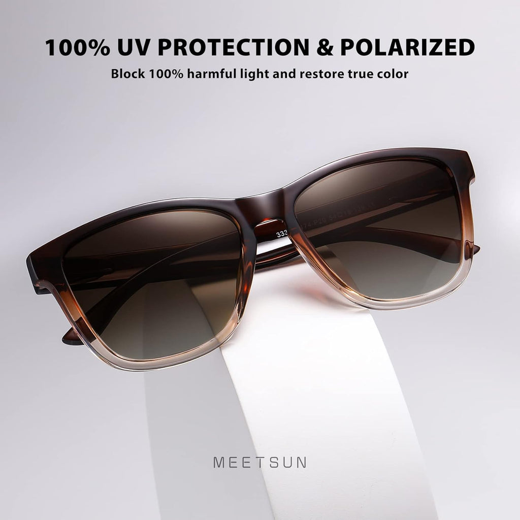 Meetsun Polarized Sunglasses For Women Men Trendy Classic Retro Designer Style Fashion Protection