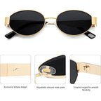 Sojos Retro Oval Sunglasses For Women Trendy Classic Shades Protection