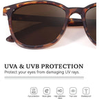 Fimilu Packs Sunglasses For Women Polarized Protection Lens Big Frame Fashion Glasses Trendy Stylish Shade