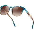 Polarized Sunglasses For Women Uv - Protection Womens Trendy Fashion Large Shades With Acetate Frame