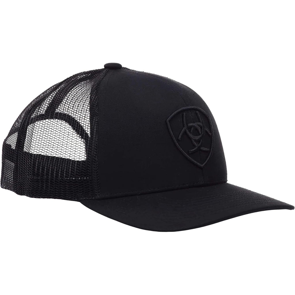 ARIAT Men's Shield Logo Cap, Adjustable Snap-Back Closure