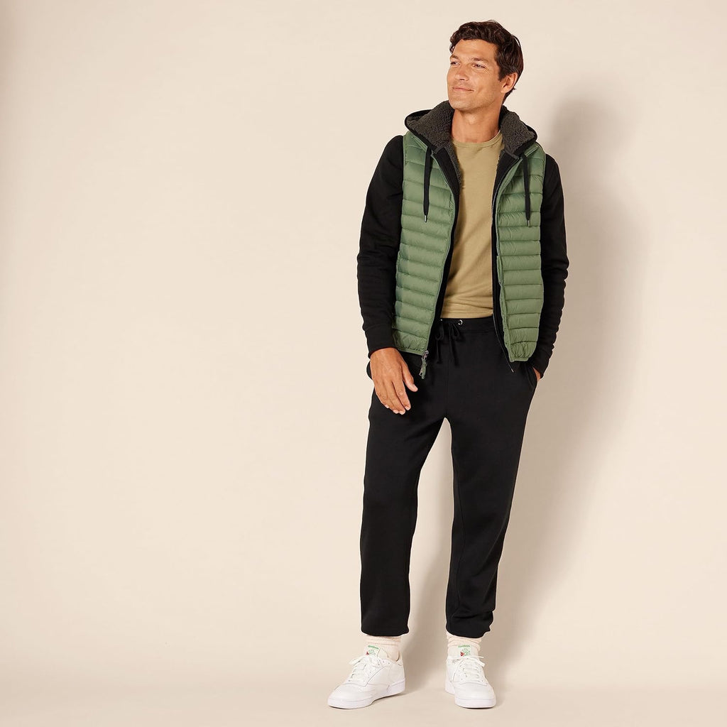 Amazon Essentials Hoodie For Men, Sherpa-Lined Full-Zip Fleece Sweatshirt