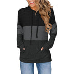 Women’s Casual Drawstring Hoodie – Loose Fit Pullover Sweatshirt