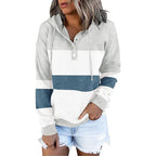 Women’s Tie-Dye Button Hoodie – Oversized Casual Long Sleeve Pullover
