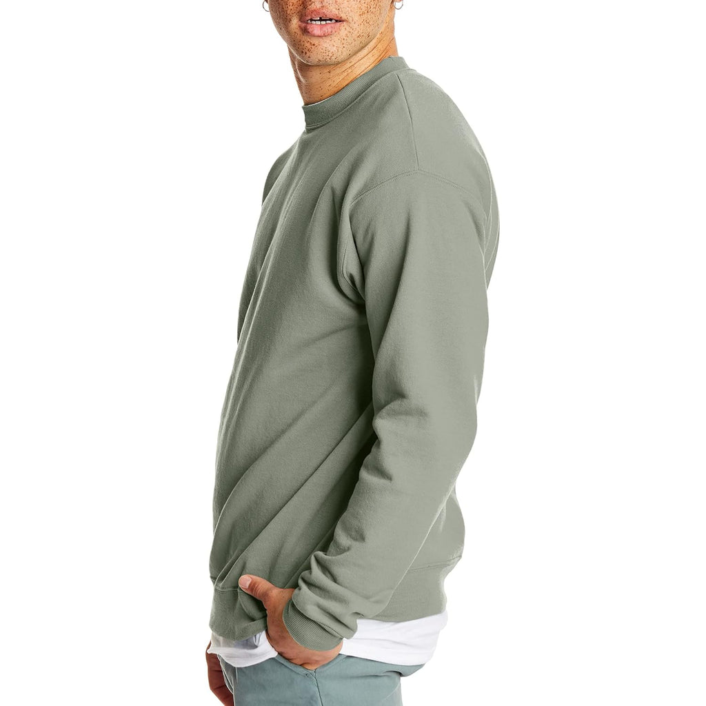 Hanes Men's EcoSmart Fleece, Pullover Crewneck Sweatshirt, 1 or 2 Pack