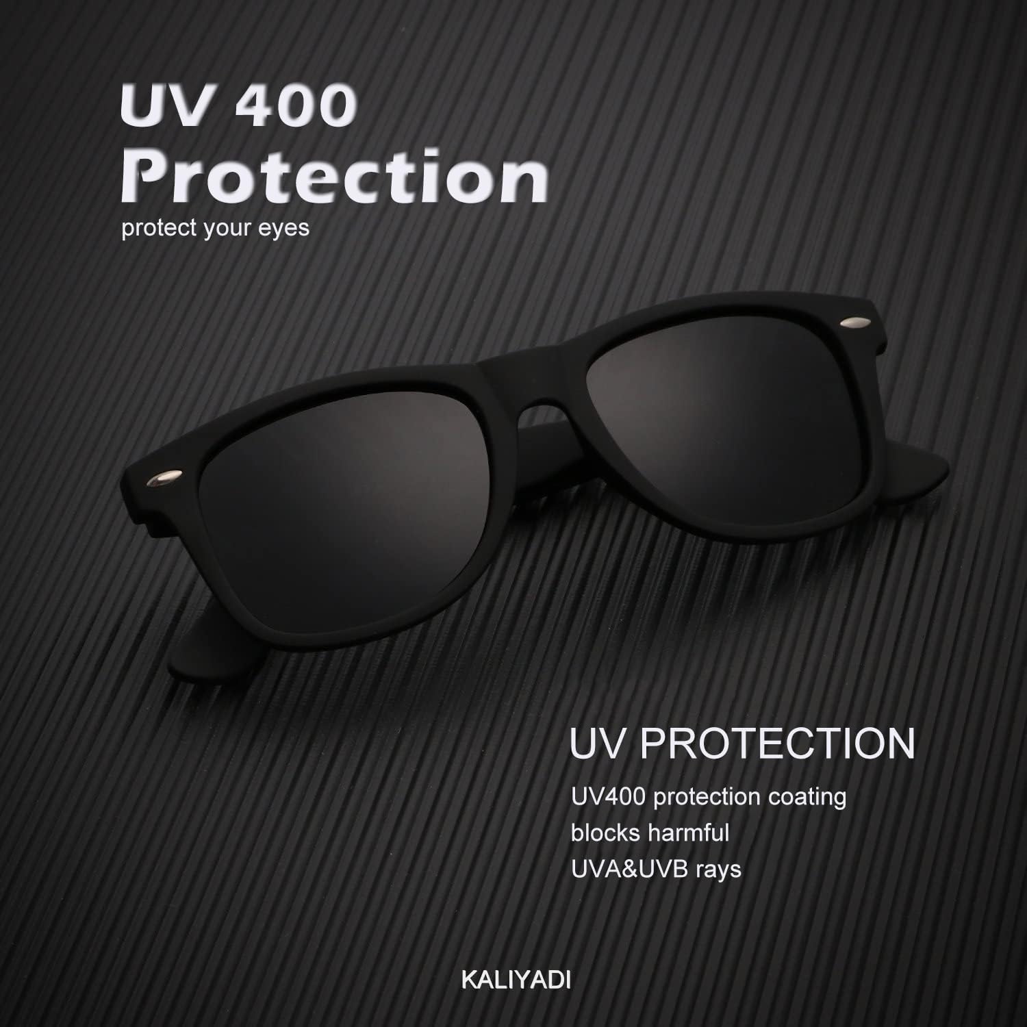 Kaliyadi Polarized Sunglasses For Men And Women Matte Finish Sun Glasses Color Mirror Lens Uv Blocking Pack)