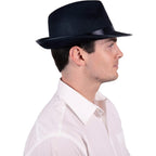 Kangaroo Fedora Brim Felt Church Hat Men Women I Summer Beach Sun Hat with Band I Men's 1920s Gatsby Gangster Costume