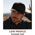 FURTALK Mens Trucker Hat Structured Mesh Baseball Cap Adjustable Classic Mens Hat