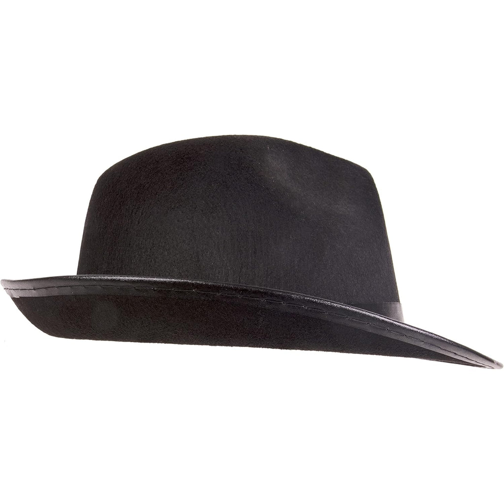 Kangaroo Fedora Brim Felt Church Hat Men Women I Summer Beach Sun Hat with Band I Men's 1920s Gatsby Gangster Costume