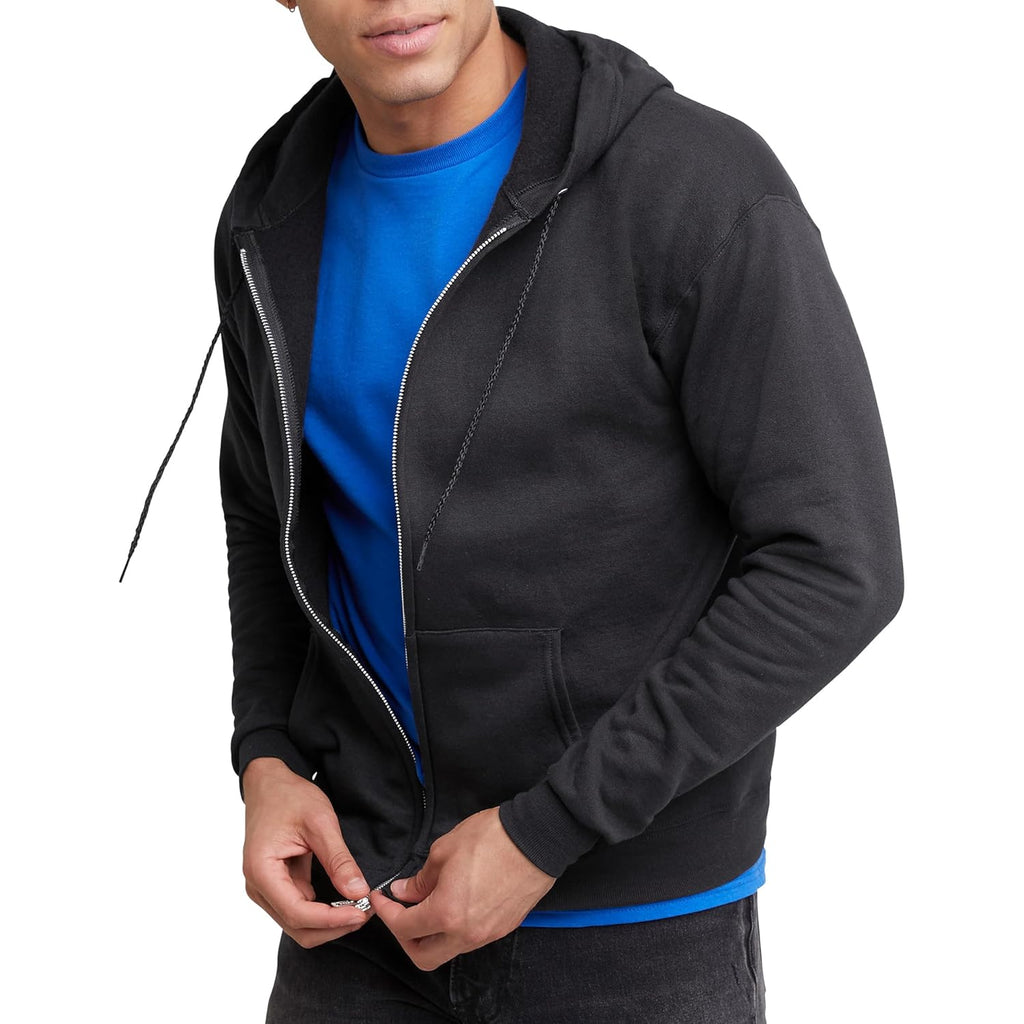 Hanes, Ecosmart Fleece Full-zip Hoodie for Men, Hooded Sweatshirt