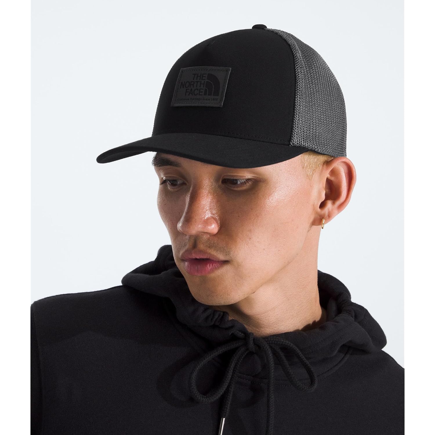 THE NORTH FACE Keep It Patched Trucker | Deep Fit Snapback Hat for Men & Women with Breathable Mesh Panels